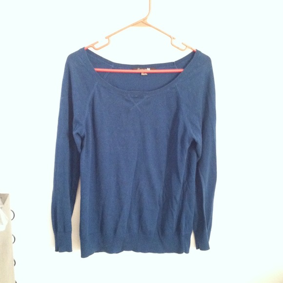 Teal off the shoulder sweater