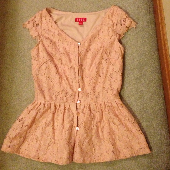 Reduced!!! Lace Peplum