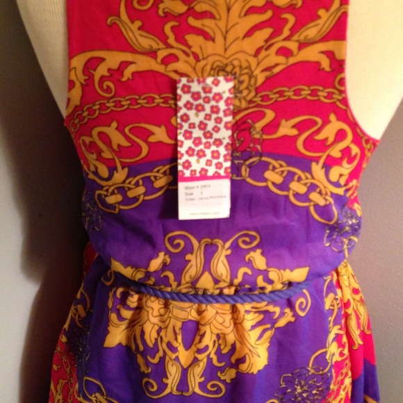 FuN&FearlessHP! NWT bold & gold chain small dress! - Picture 4 of 4