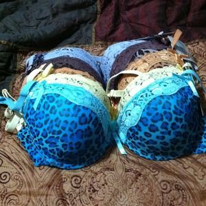 Lace/Leopard Bras