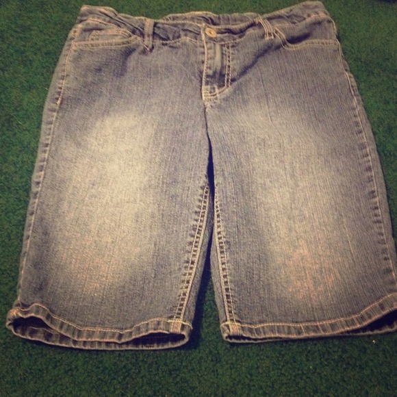 Denim shorts