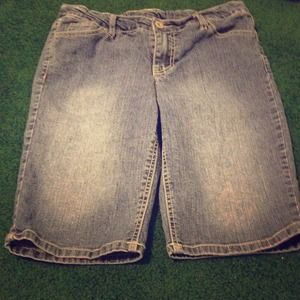Denim shorts
