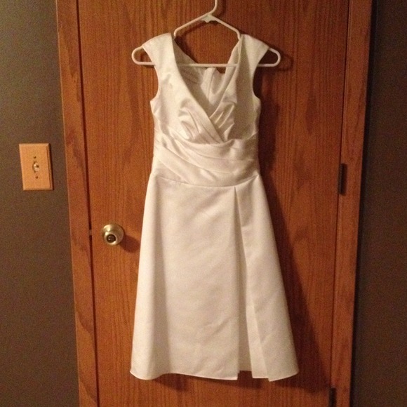 White formal dress