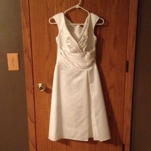 White formal dress