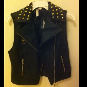 Leather Jacket with Studs