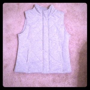 Jones New York sport silver and gray vest