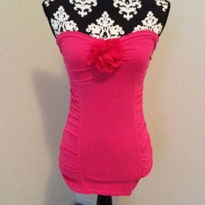 Abercrombie & Fitch hot pink top