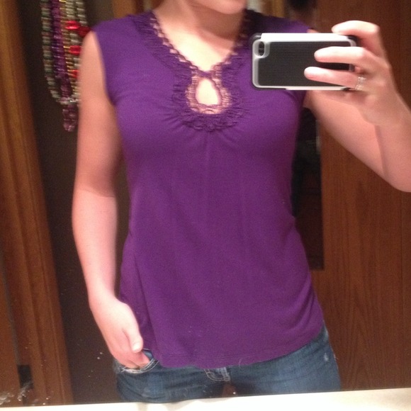 Purple blouse