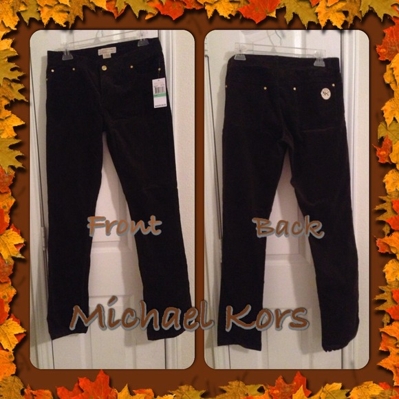 Michael Kors Chocolate Brown corduroy pants