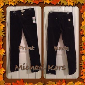 Michael Kors Chocolate Brown corduroy pants