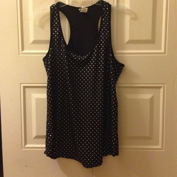 Black top with silvers studs - Picture 1 of 3