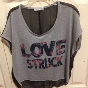 Love struck blouse