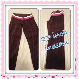 🚫SOLD🚫 Juicy Couture Velour Pants 🚫SOLD🚫