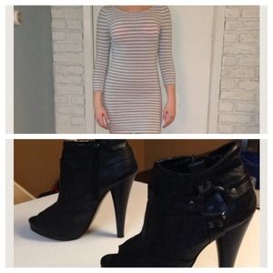 Dress & Booties 💜 reserved for @lewilli3