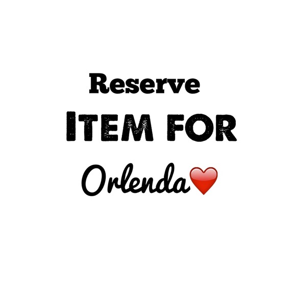 Reserve item for orlenda❤️