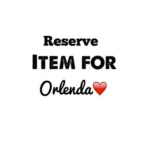 Reserve item for orlenda❤️