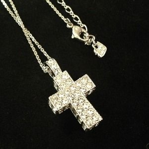 Swarovski Crystal Cross Pendant Necklace
