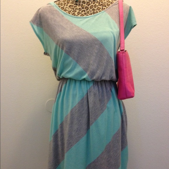 💠Aqua and grey dress💠