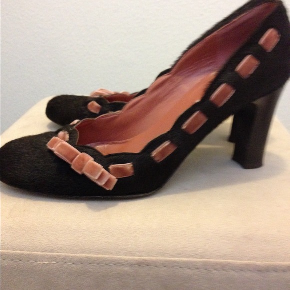 🎀 REDUCED🎀!!Brown and pink shoes from Italy🇮🇹