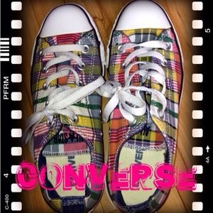 🌼Plaid Converse🌈 negotiate!
