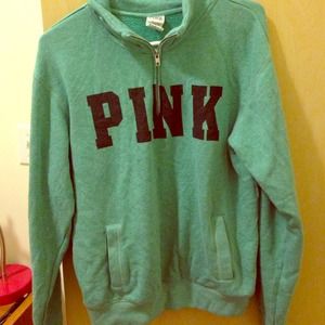 VS PINK light green & blue sweater! For Mackenzie