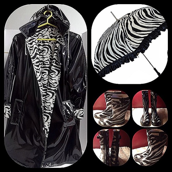 Rasolli Boots - Fashion zebra rain boots