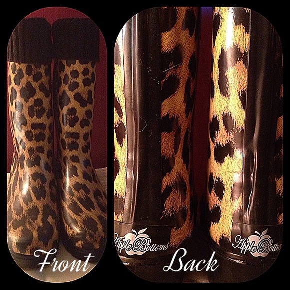 Fashionable leopard rain boots - Picture 4 of 4