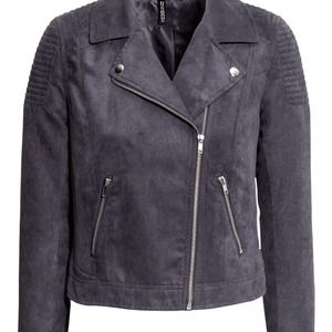 Suede H$M Biker Jacket