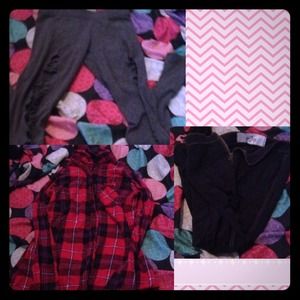 Leggings & flannel bundle for lexastahl