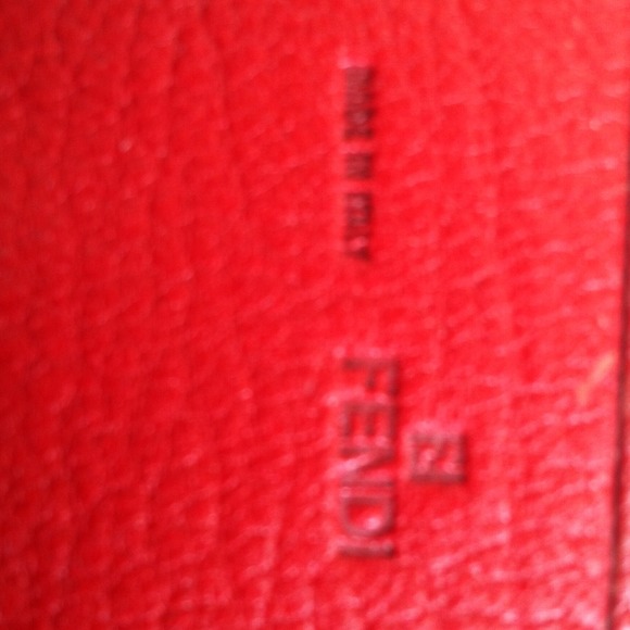 Fendi wallet red🌸just lowered🌸 Trade Sold