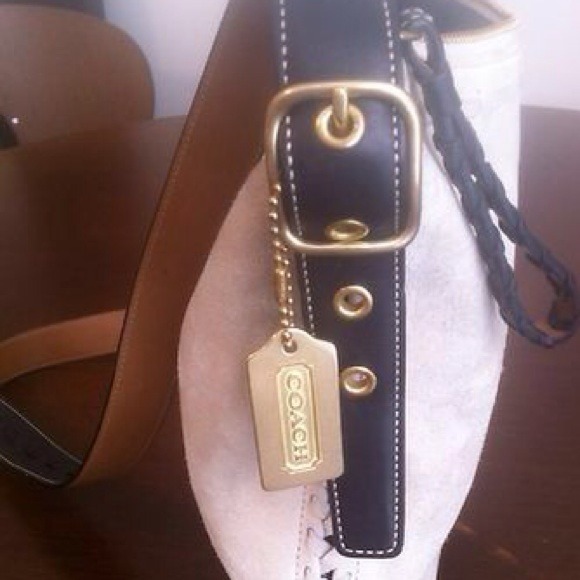 SOLD: Authentic COACH Suede Soft Purse