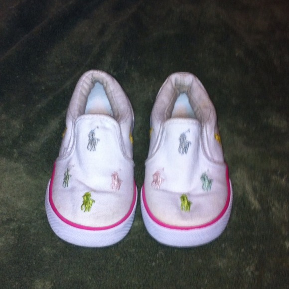 Polo Ralph Lauren Kids shoes size 8 Worn a few x