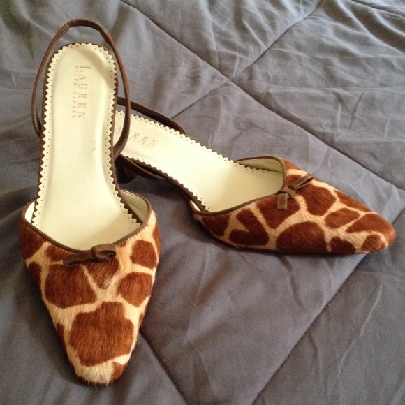 Ralph Lauren Shoes - Ralph Lauren "Rebeka" Shoe - size 7.5 - Giraffe