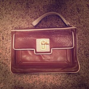Juicy Couture leather clutch/ iPad Mini case