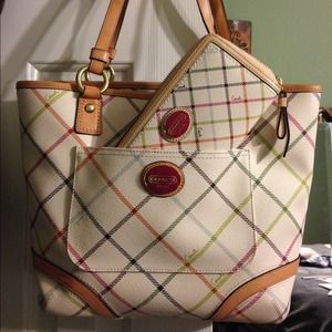 Coach purse and wallet
