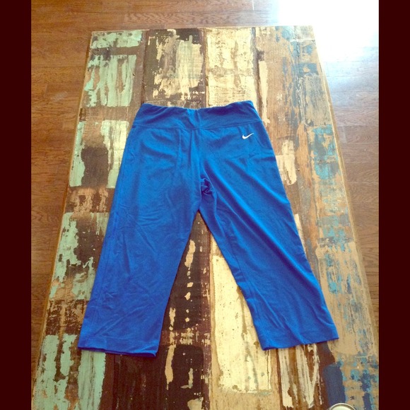 Royal Blue Dri-Fit Nike Capri Pants