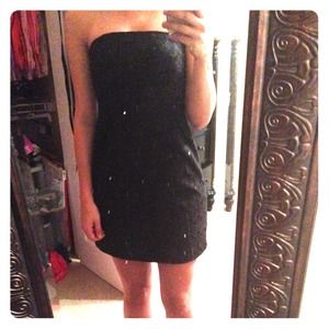 Lace little black dress
