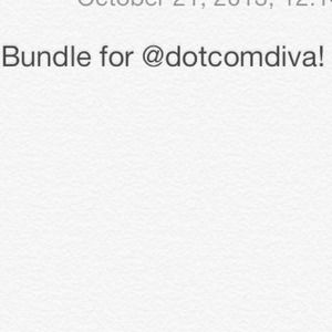 Bundle for @dotcomdiva