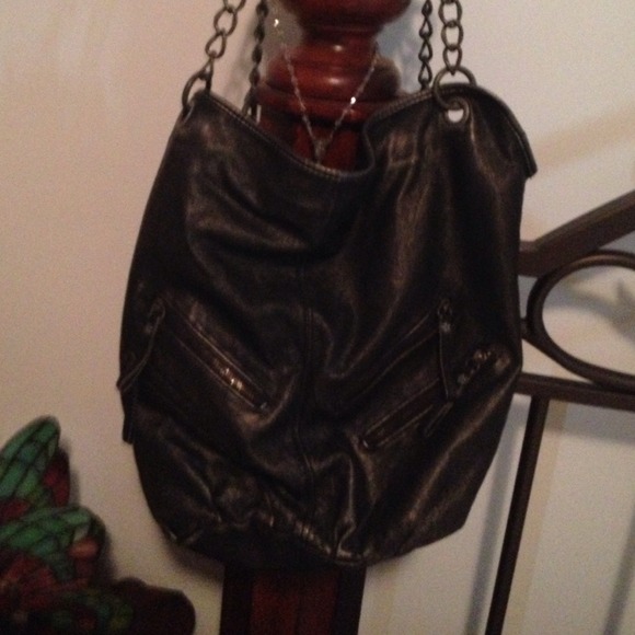Leather Converse oversized bag.