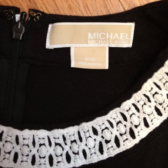 SOLD-Black and White Michael Kors top. - Picture 2 of 4
