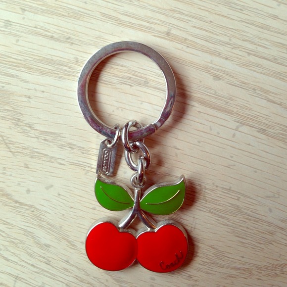 REDUCED!! Authentic COACH Cherry Key fob 😍