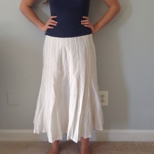 Ralph Lauren long linen skirt