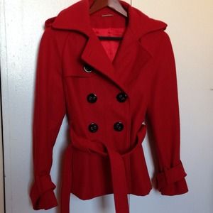 Red military coat. Georgiou studio sz 2.
