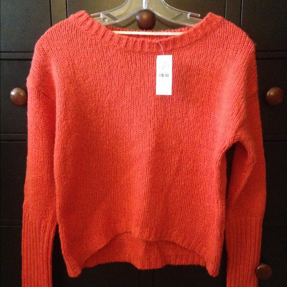 LOFT Sweaters - 🎉Host Pick🎉Orange  Knit Sweater
