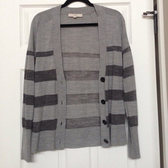 Striped Loft cardigan