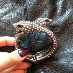 Snake bangle bracelet