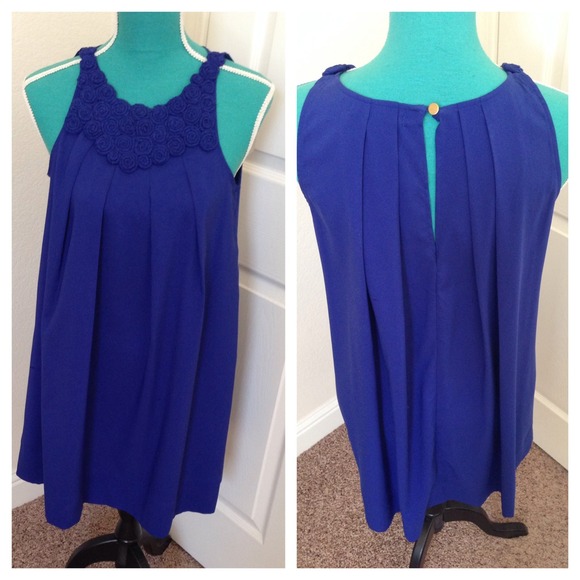 ❌SOLD IN BUNDLE❌ Royal Blue Rosette Dress