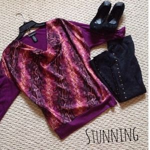 Signature reptile embossed top