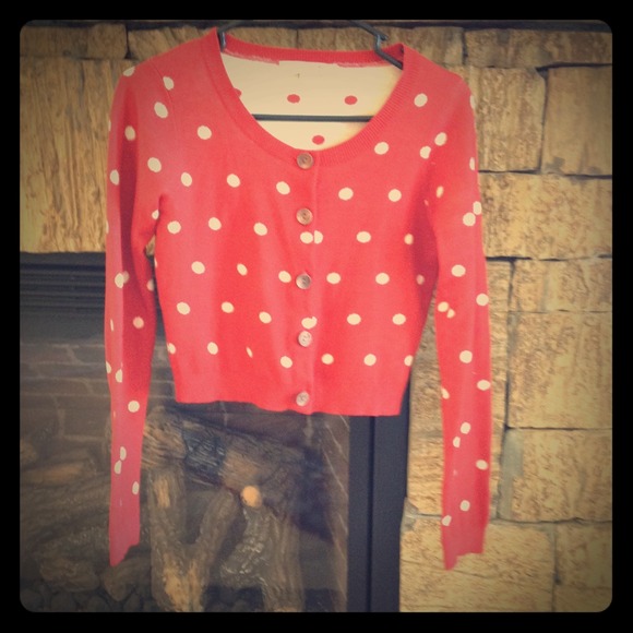 🙌SOLD🙌 Polka dot cardigan