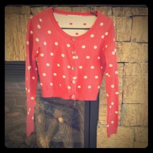 🙌SOLD🙌 Polka dot cardigan